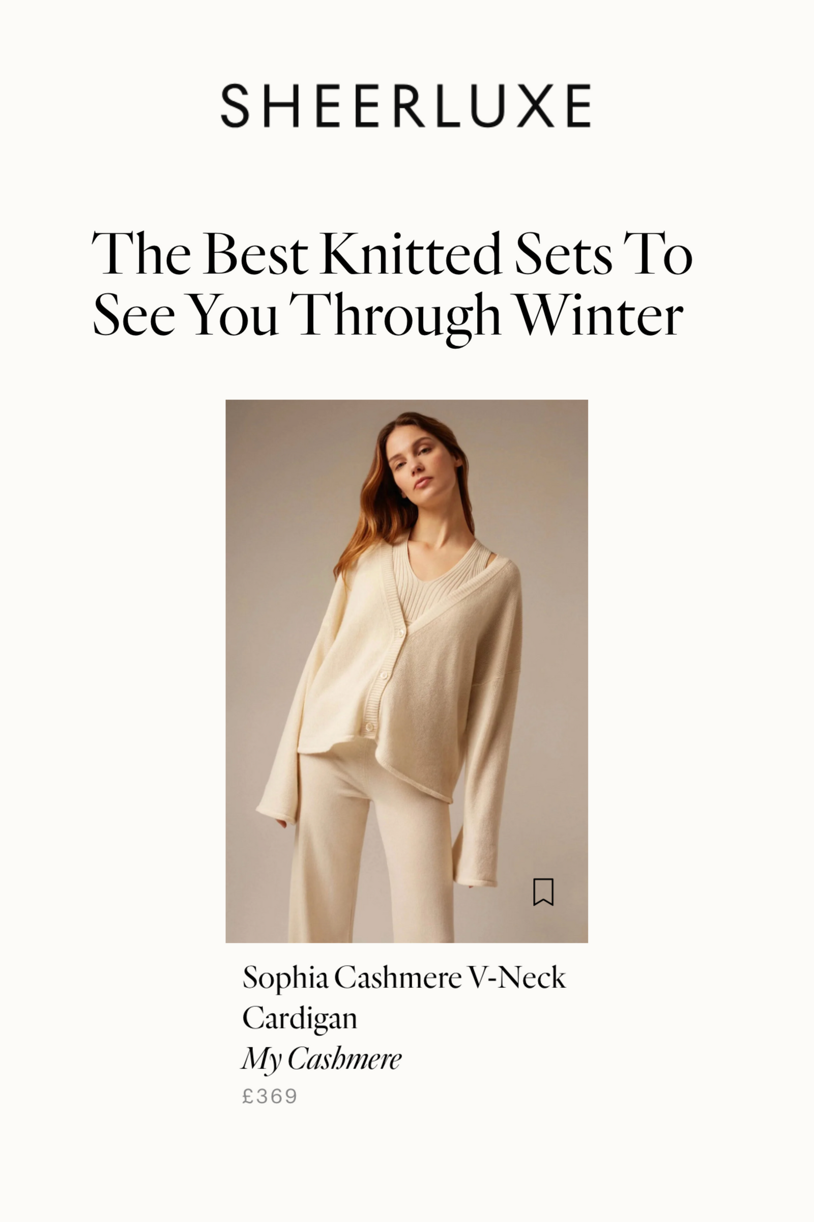 SHEERLUXE | THE BEST KNITTED SETS TO SEE YOU THROUGH WINTER