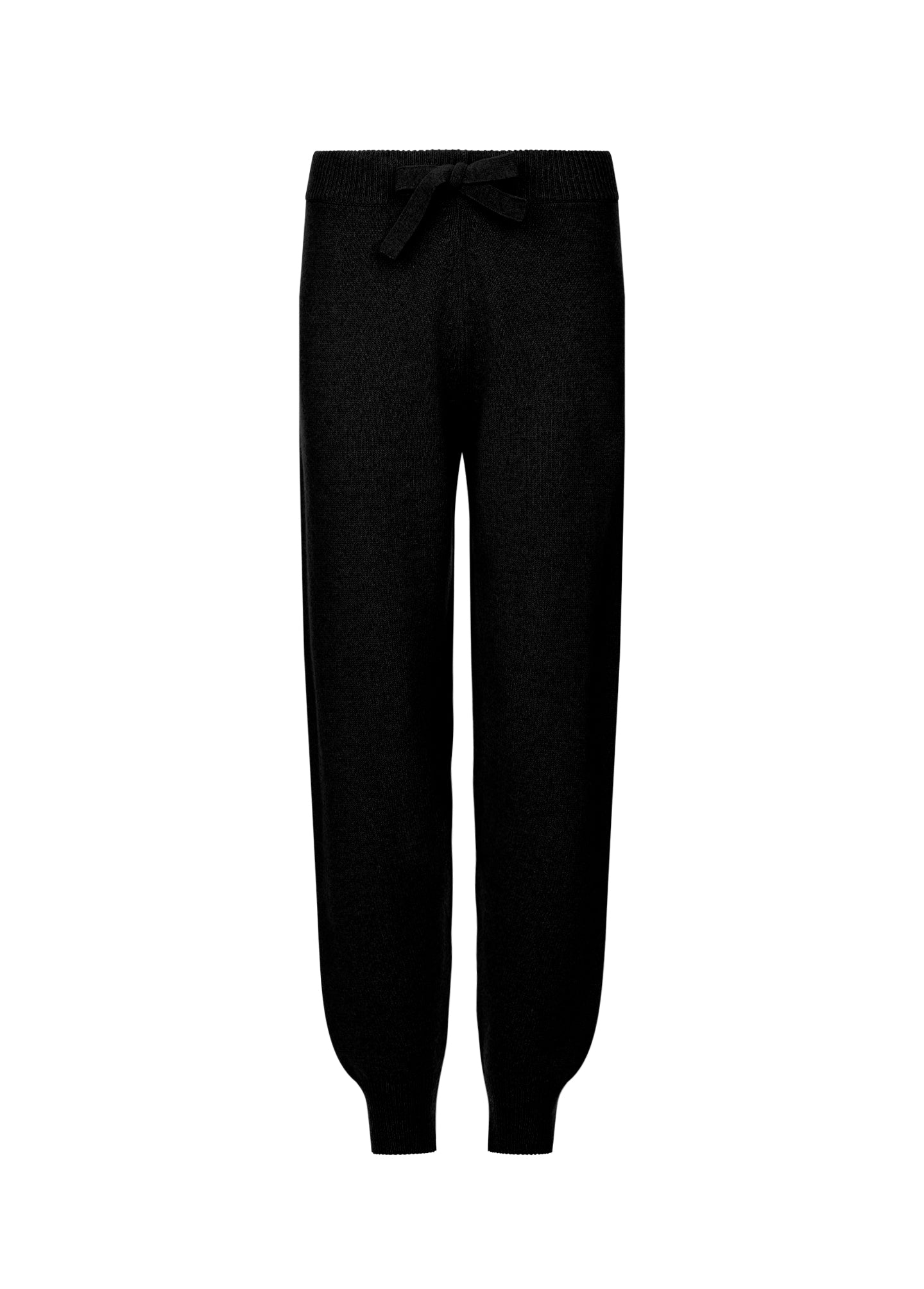 Cashmere women's joggers in Black 